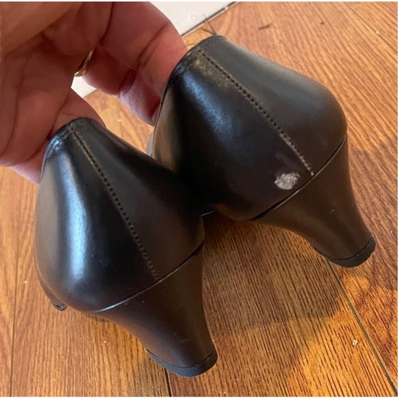 Salvatore Ferragamo Womens Shoes Leather Pump Vintage - Picture 7 of 9